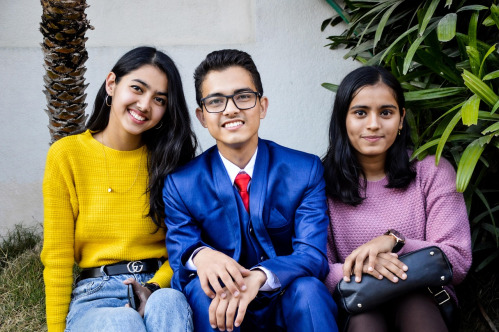 school kids students group